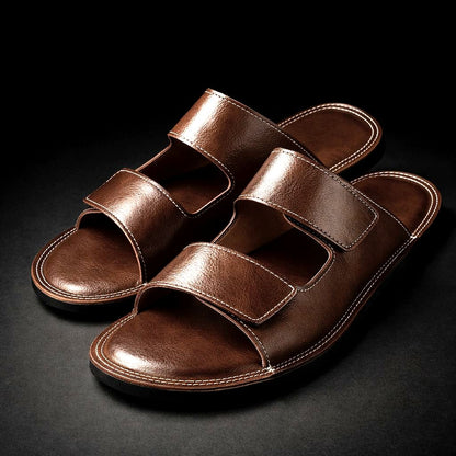Leather Slides