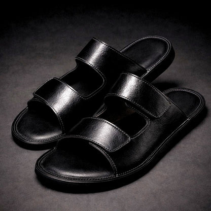 Leather Slides