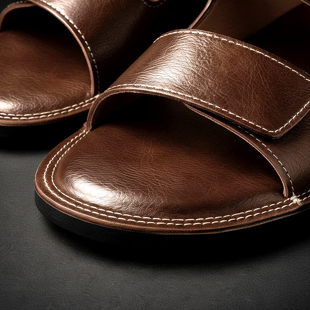 Leather Slides