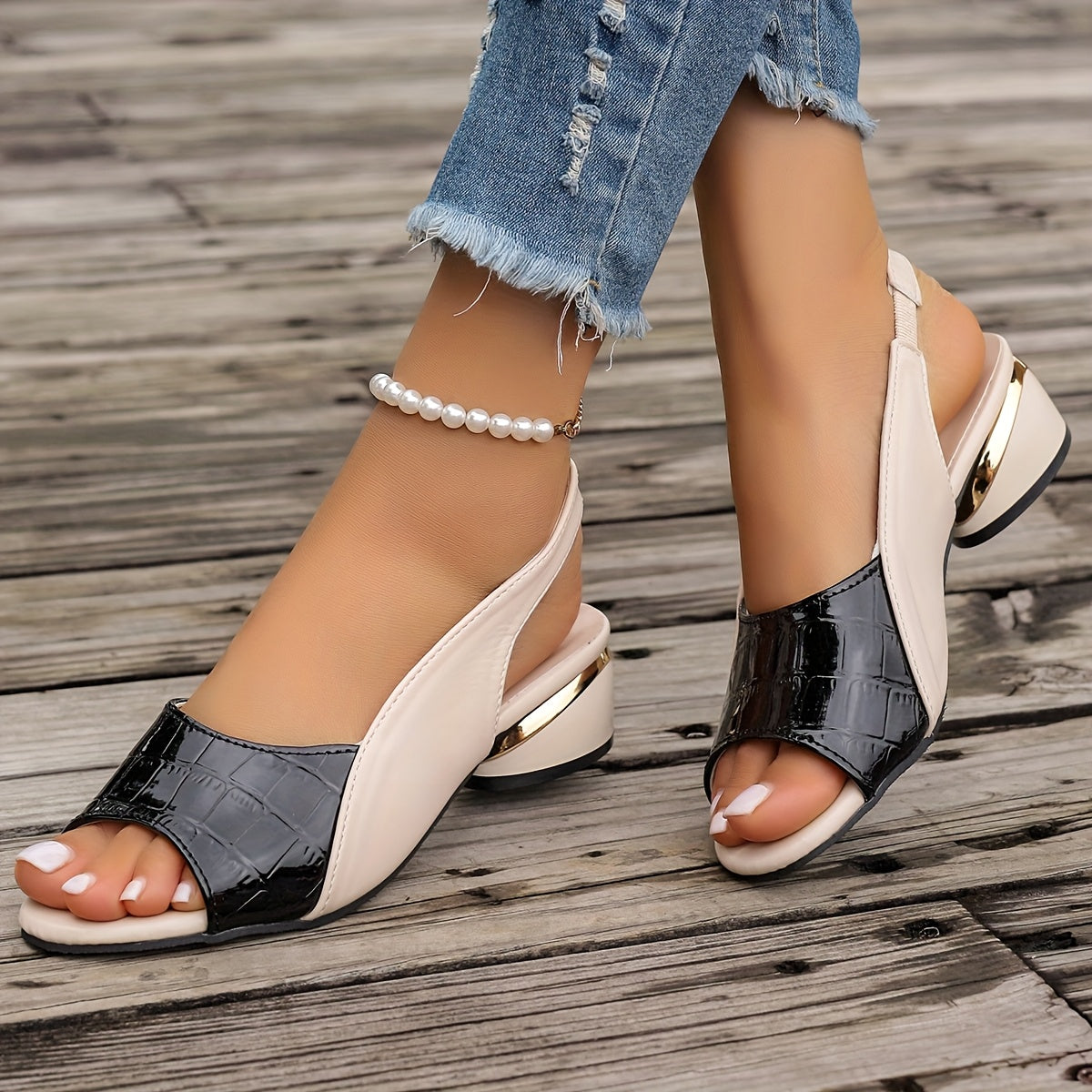 Open Toe Heeled Sandals