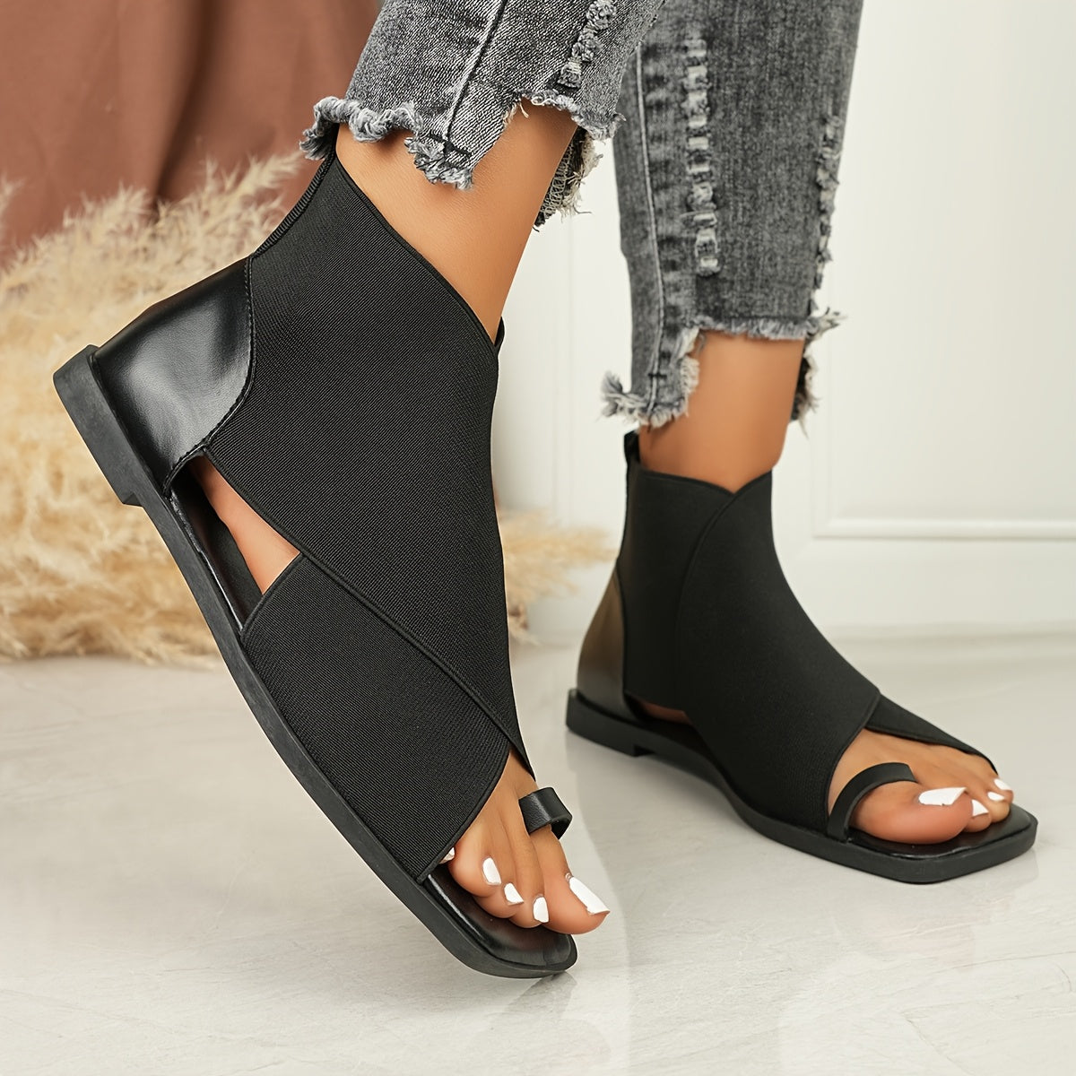 Platform Toe Sandals
