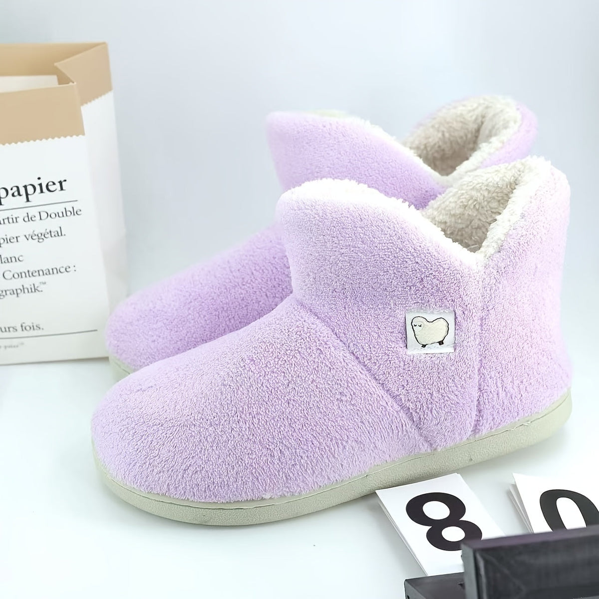 High-Top Fleece Slippers