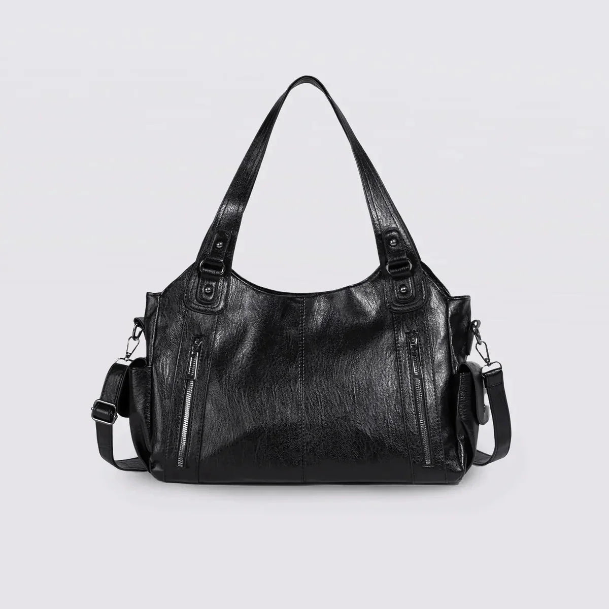 Timeless Everyday Tote – Elegant Spacious Shoulder Bag in Soft Vegan Leather