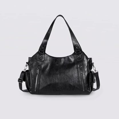 Timeless Everyday Tote – Elegant Spacious Shoulder Bag in Soft Vegan Leather