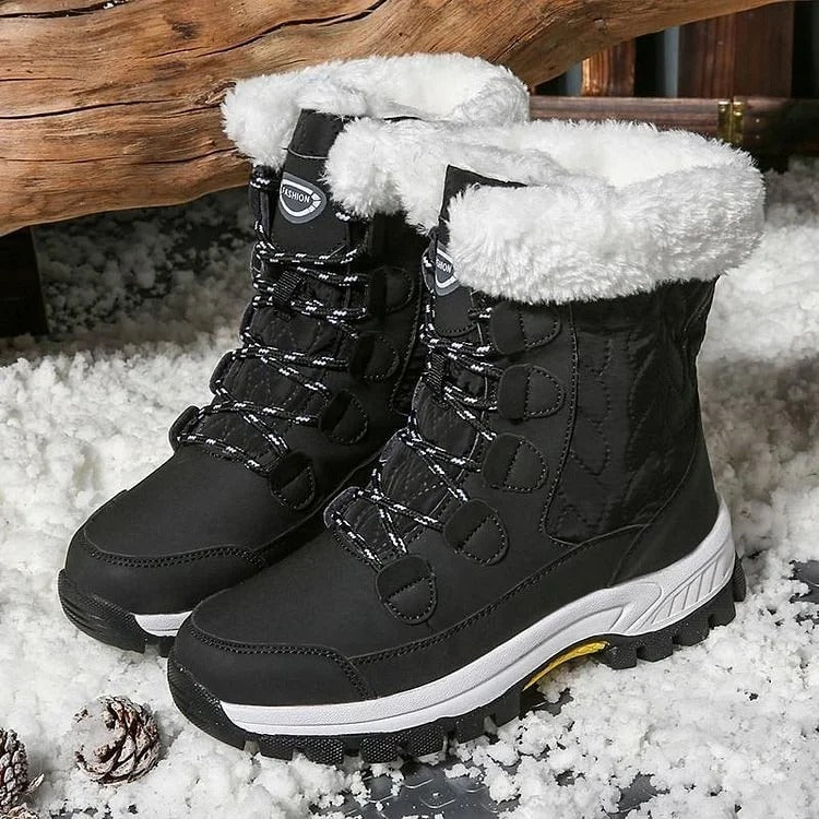 Mid Calf Waterproof Snow Boots