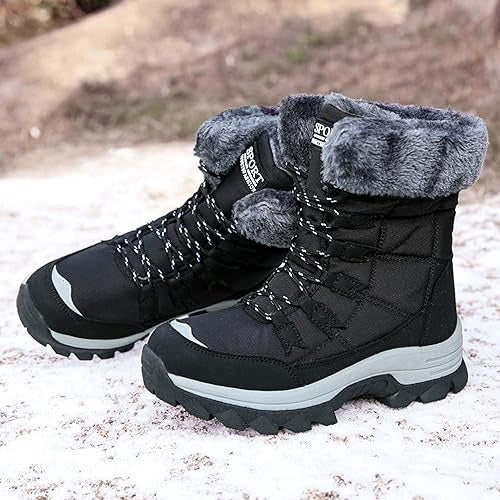 Mid Calf Waterproof Snow Boots