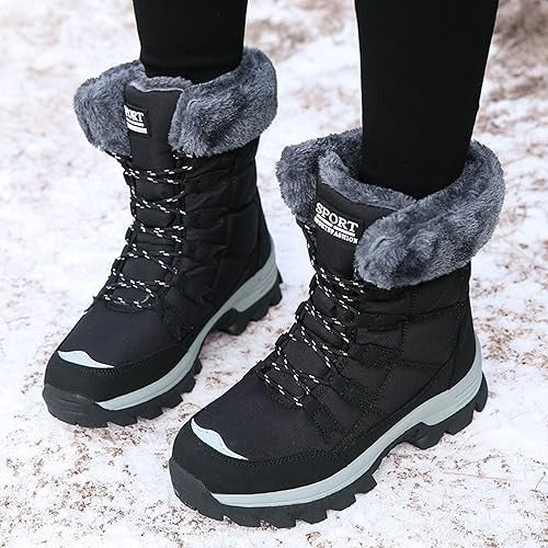 Mid Calf Waterproof Snow Boots