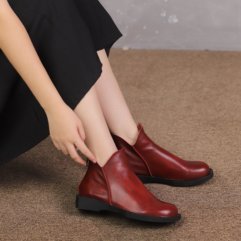 Leather Ankle Boots