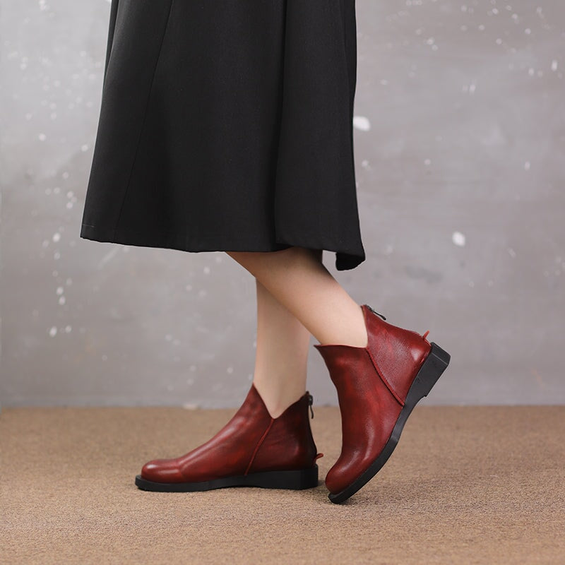 Leather Ankle Boots