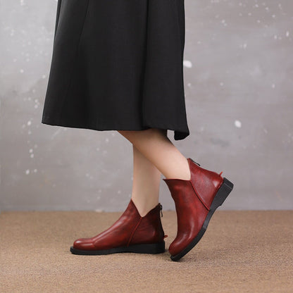 Leather Ankle Boots