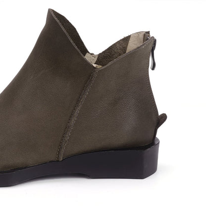 Leather Ankle Boots