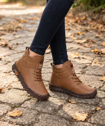 Women's Leather Ankle Boots
