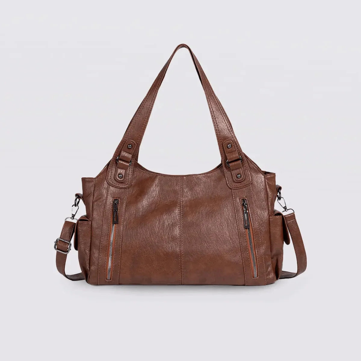 Timeless Everyday Tote – Elegant Spacious Shoulder Bag in Soft Vegan Leather