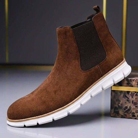 ⏐ Men's Suede Chelsea Boots