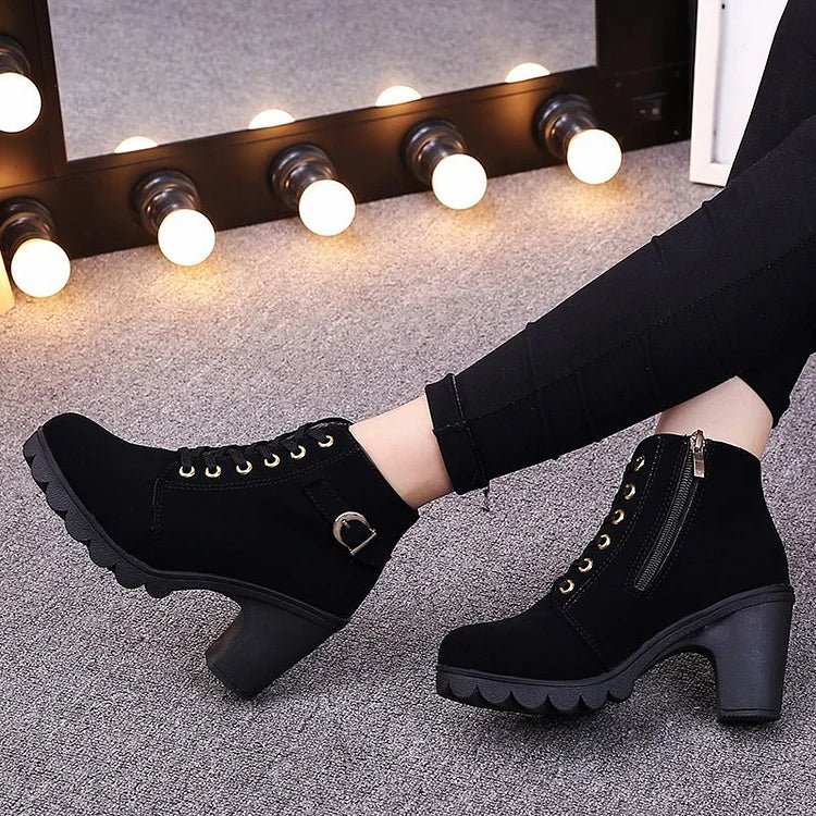 Women's Lace-Up Ankle Boots