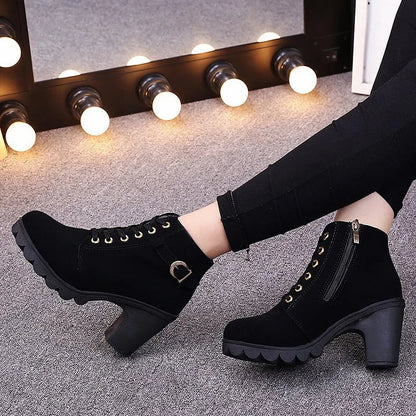 Women's Lace-Up Ankle Boots