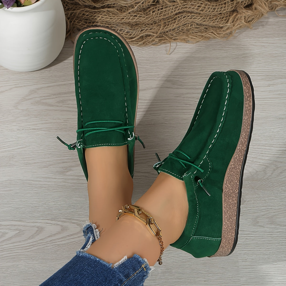 Green Comfort Sneakers