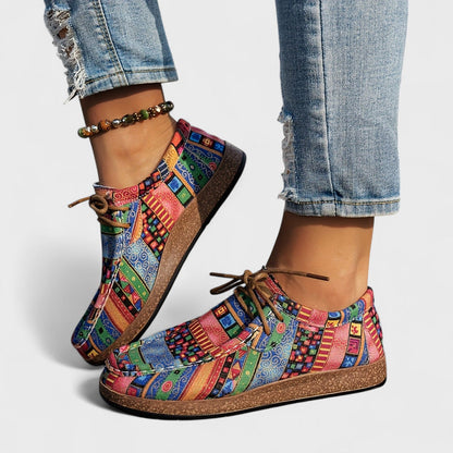 Boho Comfort Sneaker — Wide Fit
