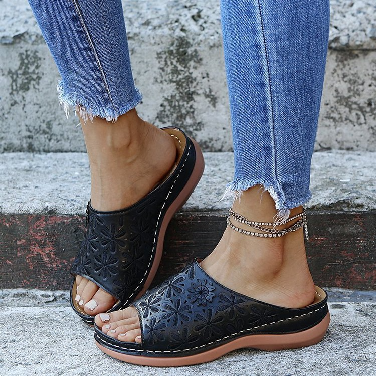 Leather Orthopedic Arch-Support Sandals