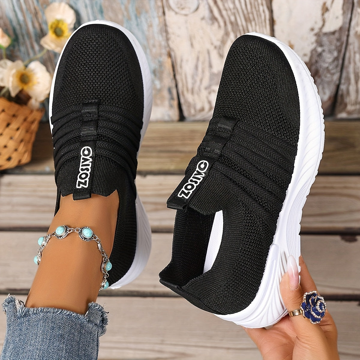 Slip-On Walking Shoes