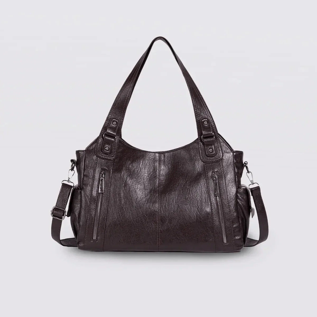 Timeless Everyday Tote – Elegant Spacious Shoulder Bag in Soft Vegan Leather