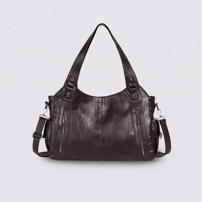 Timeless Everyday Tote – Elegant Spacious Shoulder Bag in Soft Vegan Leather