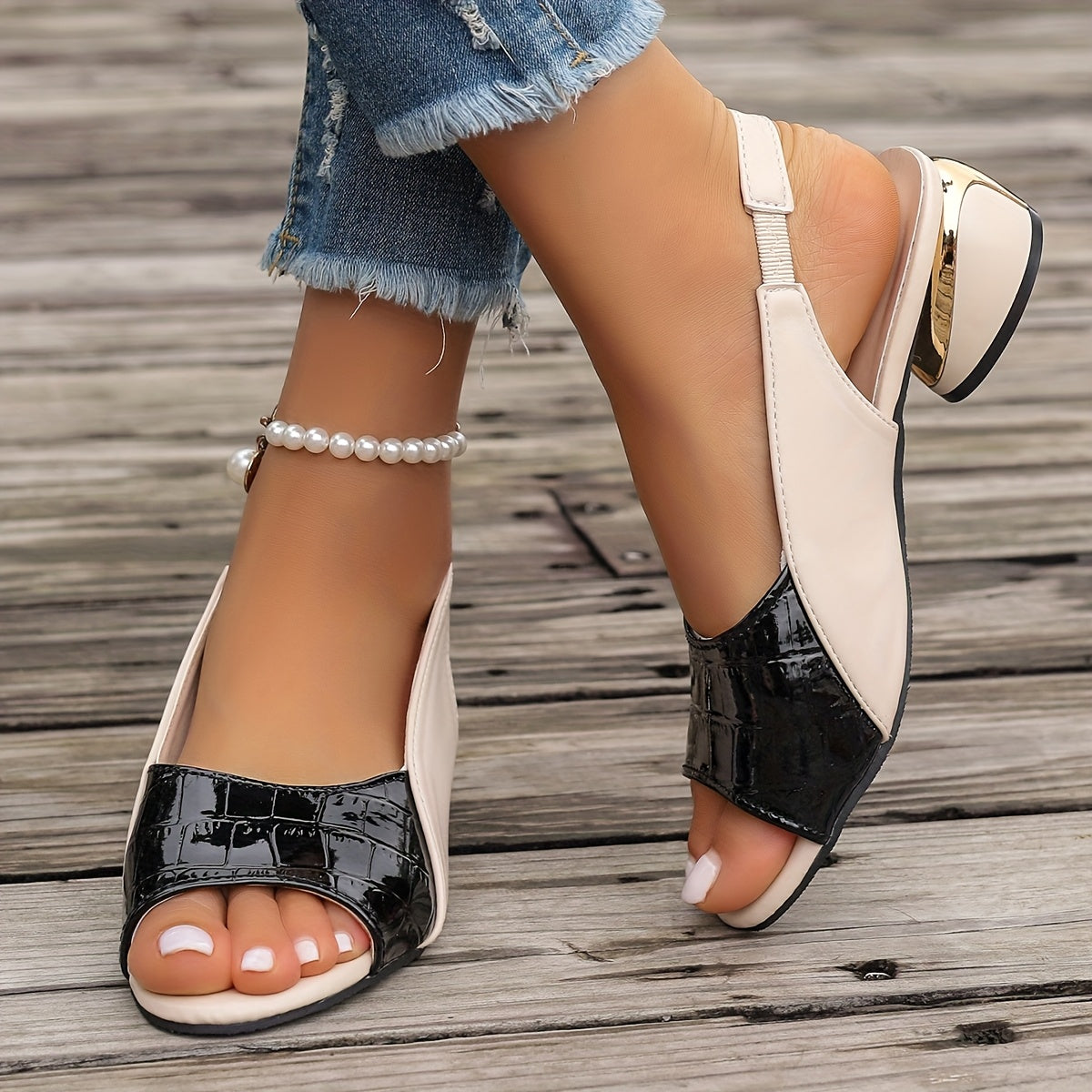 Open Toe Heeled Sandals