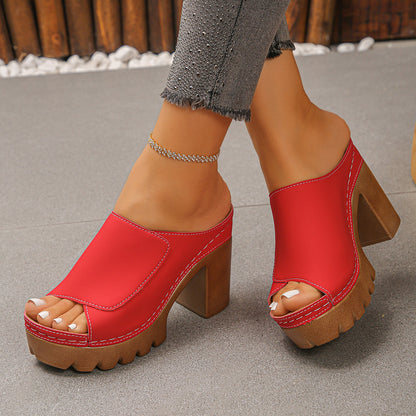 Chunky Comfort Heels