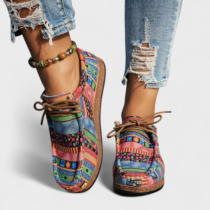 Boho Comfort Sneaker — Wide Fit