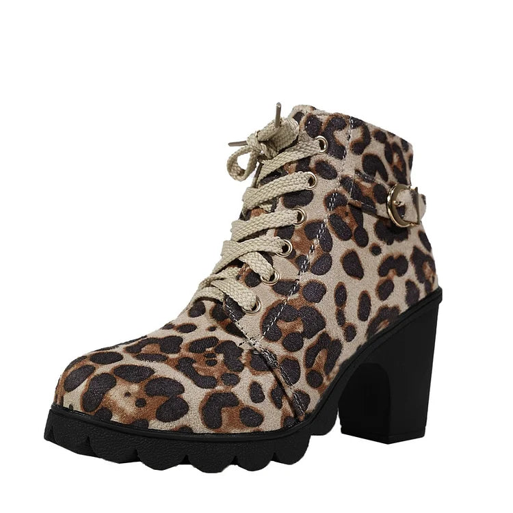Women's Lace-Up Ankle Boots