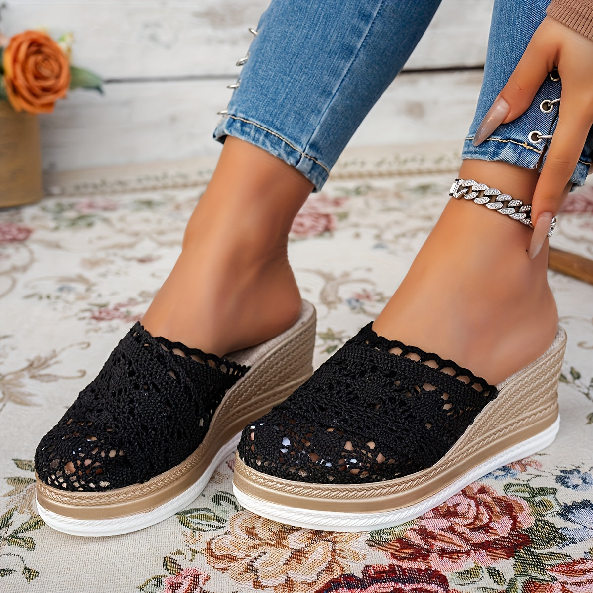 Espadrille Wedge Sandals