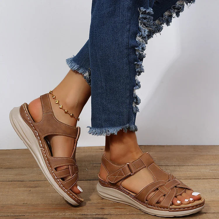 Vintage Orthopedic Leather Sandals