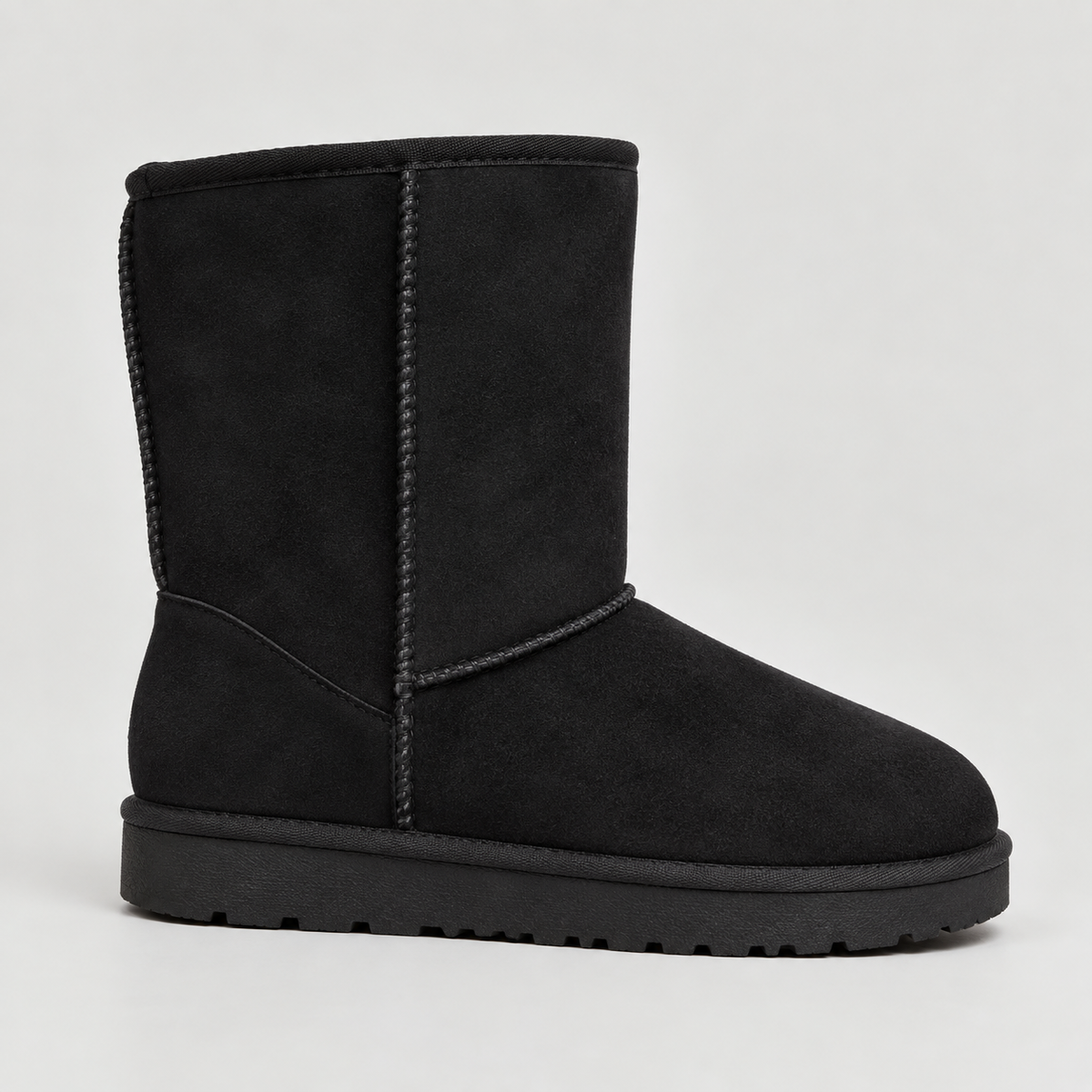 Women's Suede Winter Boots | Warm Mid-Calf Shoes with Soft Lining
