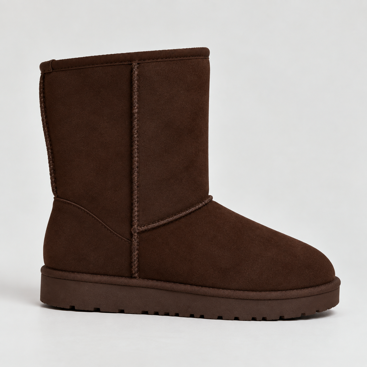 Women's Suede Winter Boots | Warm Mid-Calf Shoes with Soft Lining