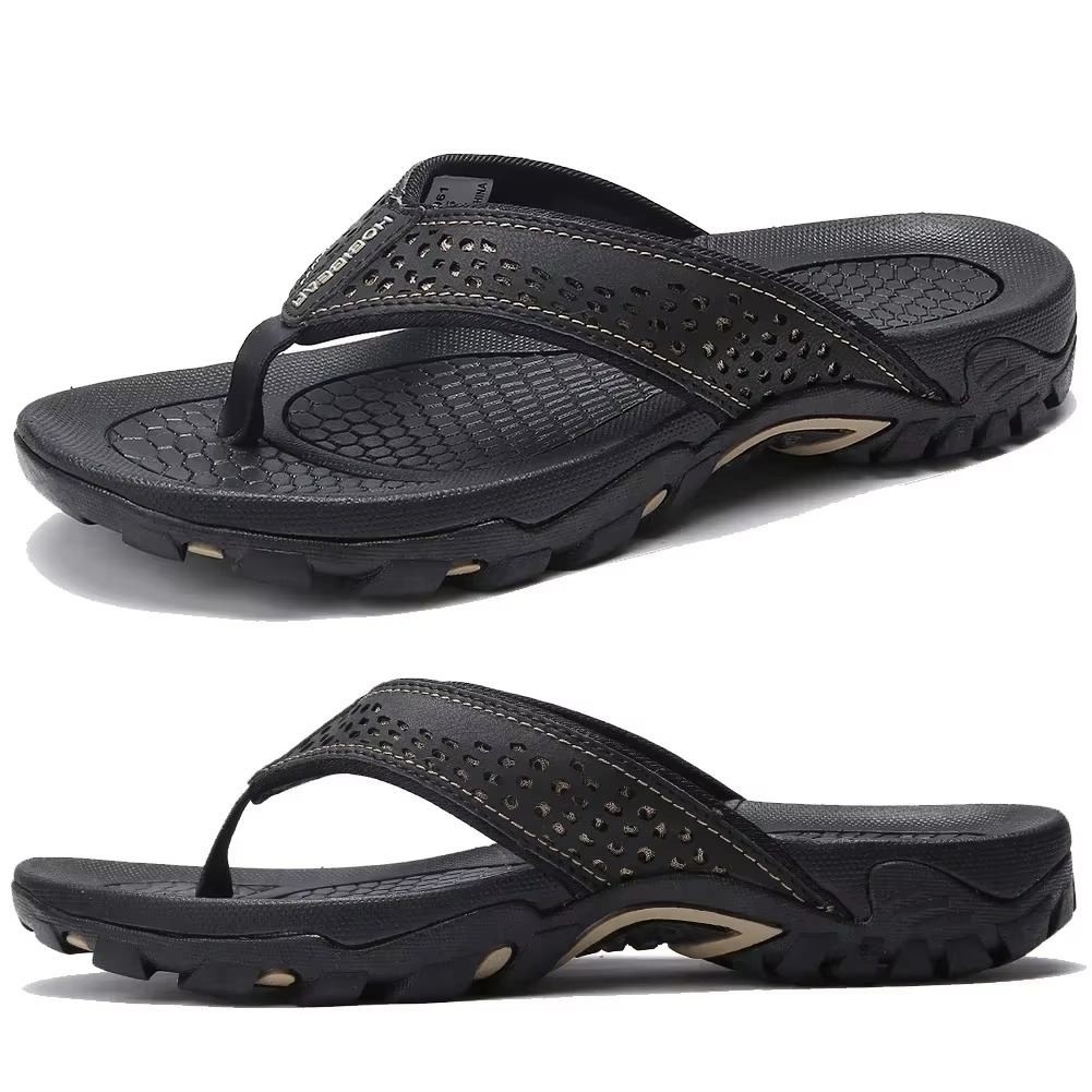 Orthopedic Men's Athletic Flip Flops with Arch Support