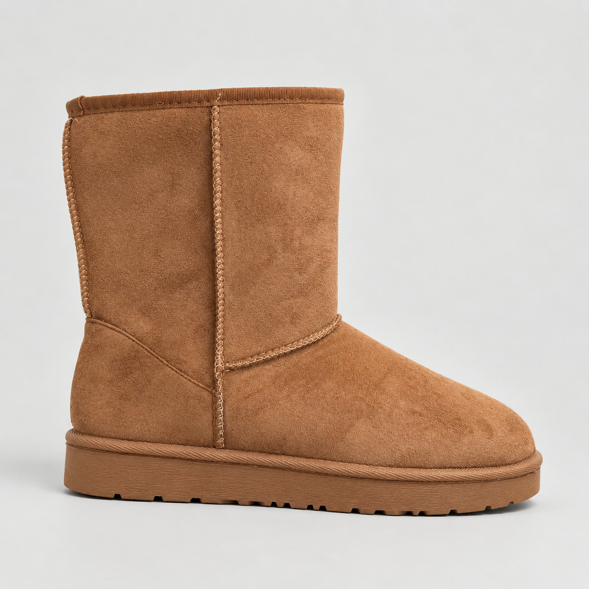Women's Suede Winter Boots | Warm Mid-Calf Shoes with Soft Lining