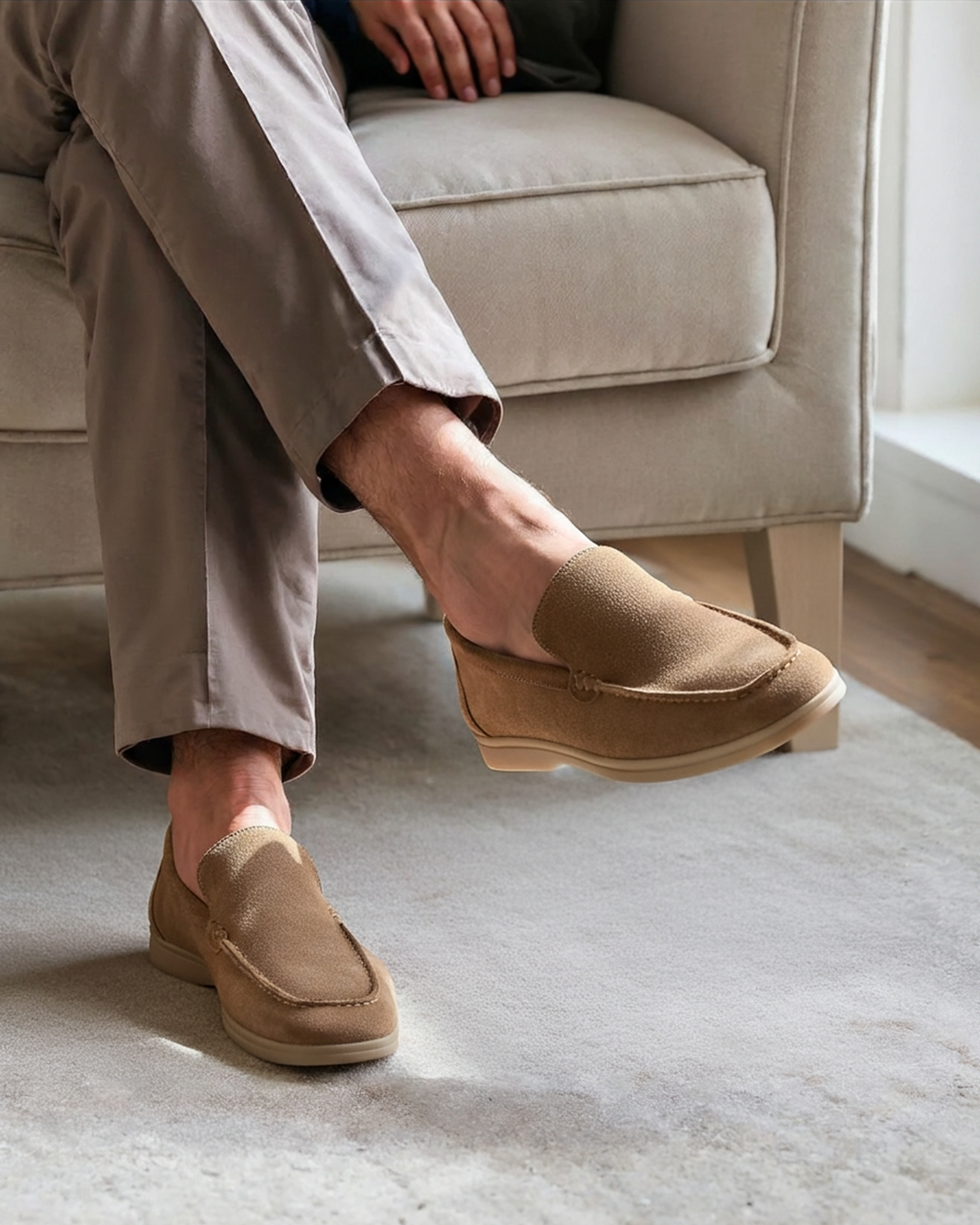 Men Suede Loafers