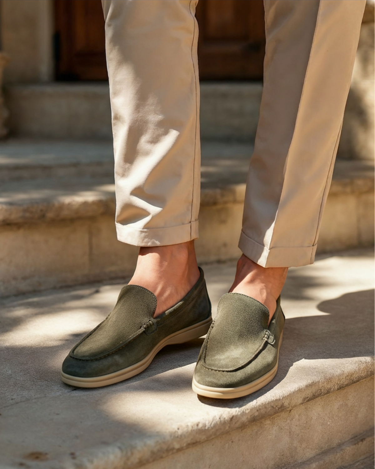 Men Suede Loafers