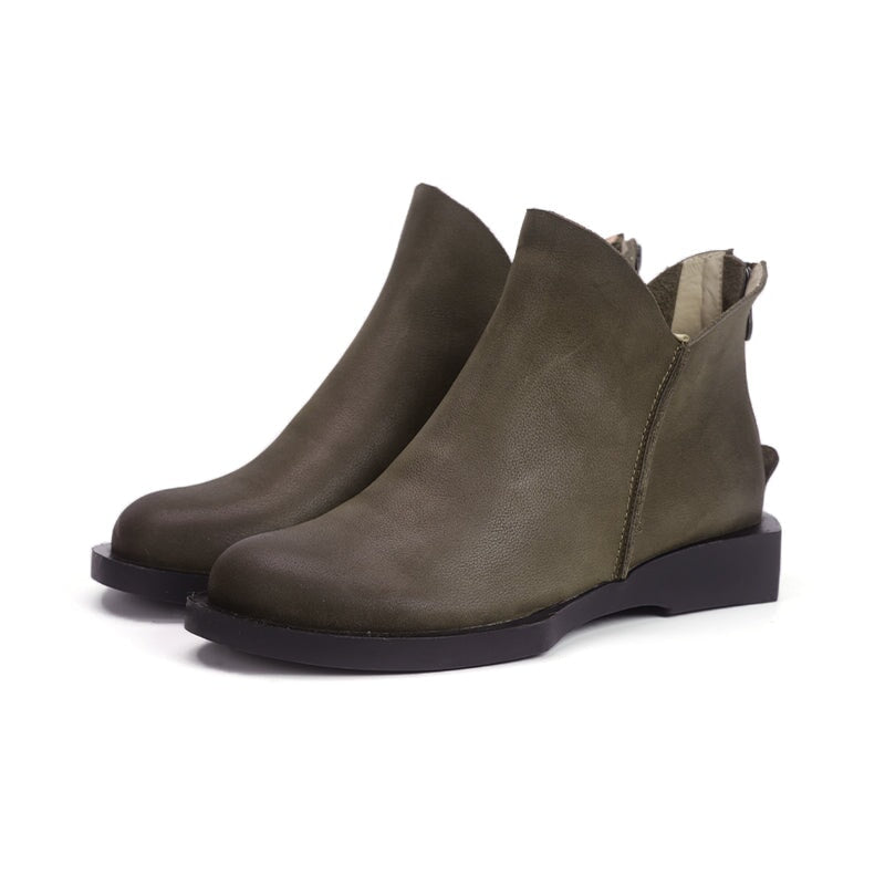 Leather Ankle Boots