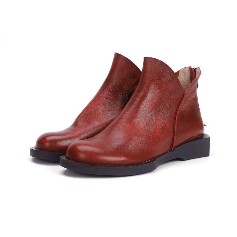 Leather Ankle Boots