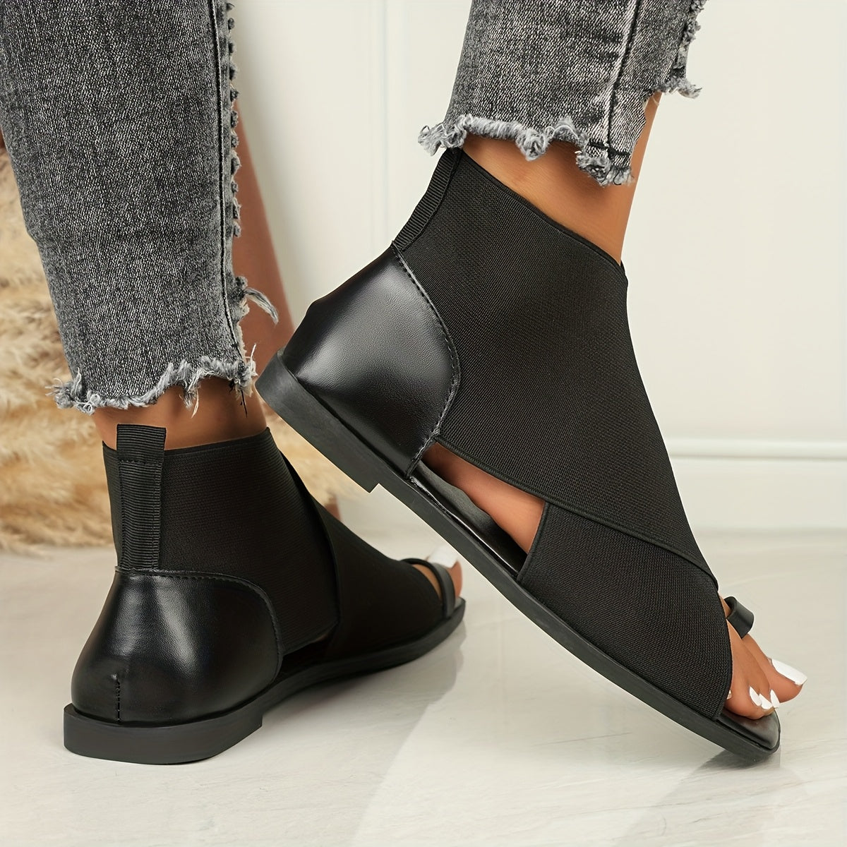 Platform Toe Sandals