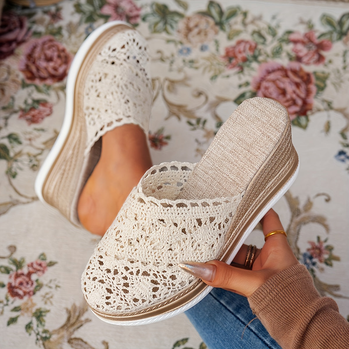 Espadrille Wedge Sandals