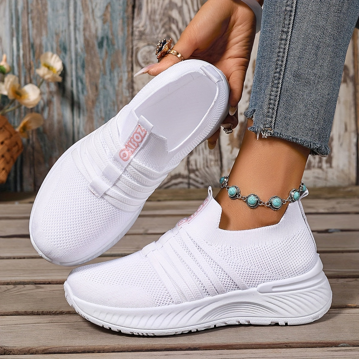Slip-On Walking Shoes