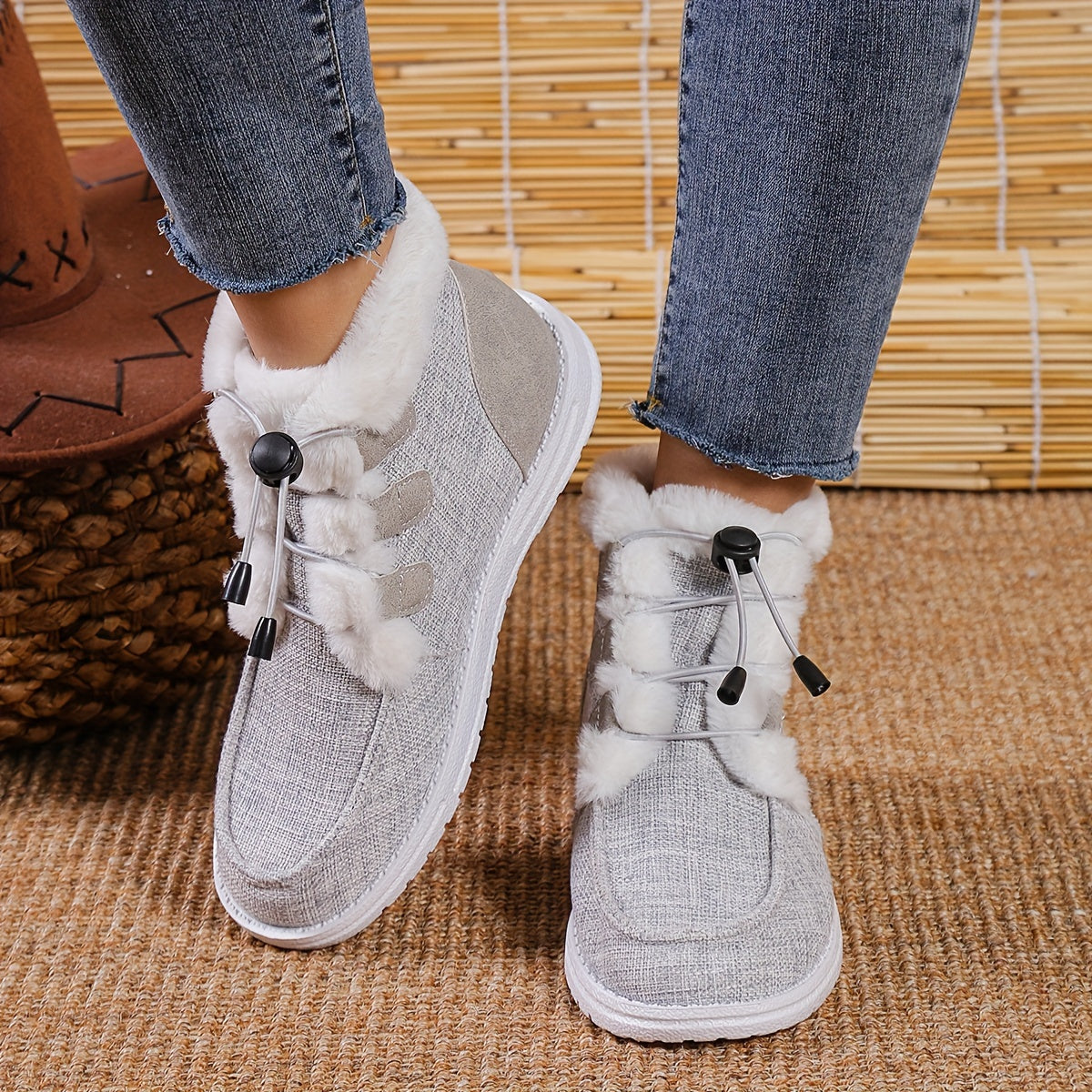 Fleece-Lined Winter Shoes