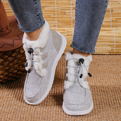 Fleece-Lined Winter Shoes
