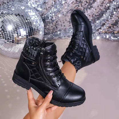 ⏐Leather Ankle Boots