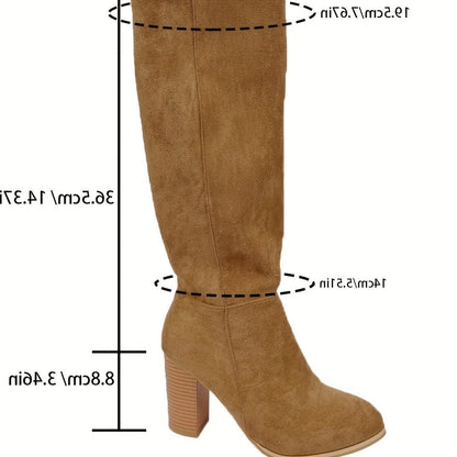 Wide Calf Knee-High Boots