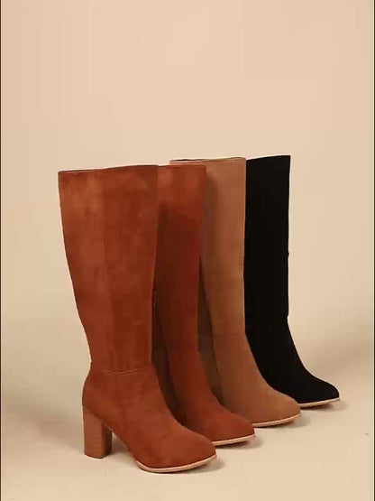 Wide Calf Knee-High Boots