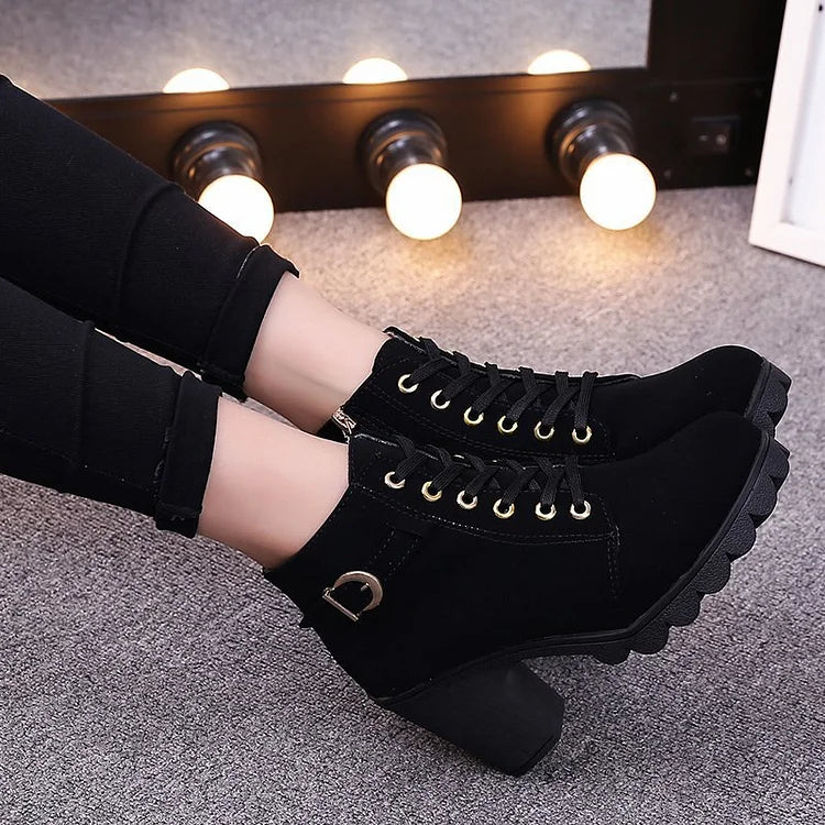 Women's Lace-Up Ankle Boots