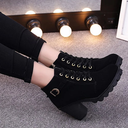 Women's Lace-Up Ankle Boots
